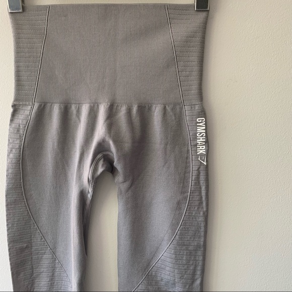 NEW Gymshark Seamless Legging in Light Grey - Picture 4 of 4